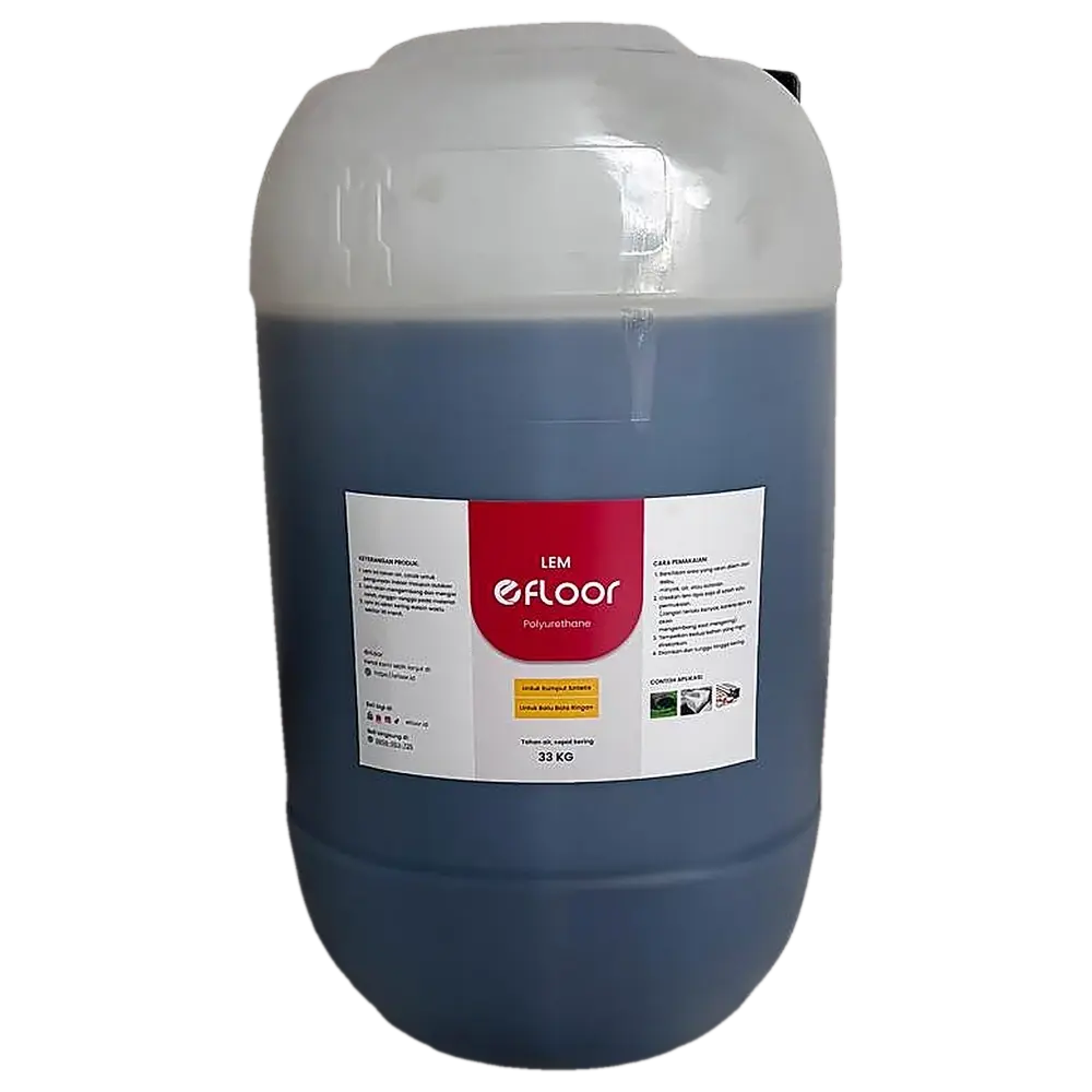 Lem PU EFLOOR untuk rumput sintetis & lapangan padel, kemasan 33 KG
