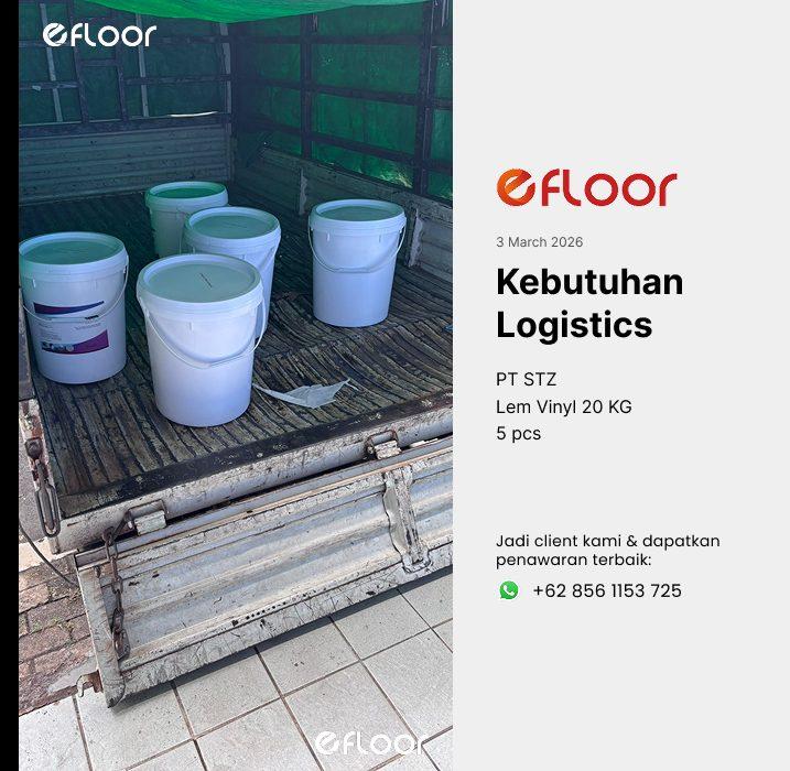 Proyek pemasangan lem vinyl EFLOOR 12
