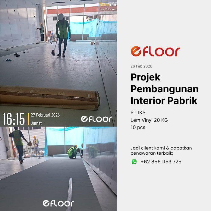 Pengiriman Lem Vinyl 20 KG untuk PT IKS